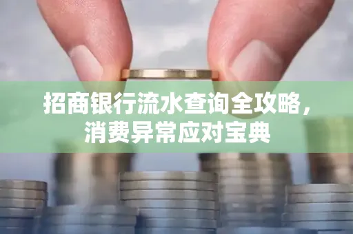 招商银行流水查询全攻略,消费异常应对宝典