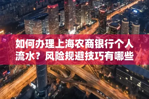 如何办理上海农商银行个人流水？风险规避技巧有哪些？