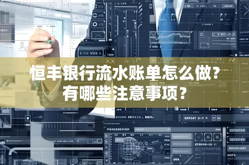 恒丰银行流水账单怎么做?有哪些注意事项?
