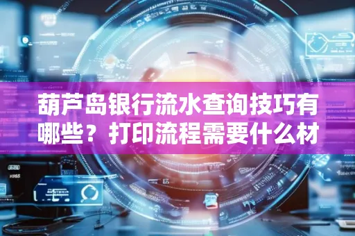 葫芦岛银行流水查询技巧有哪些?打印流程需要什么材料避免贷款风险