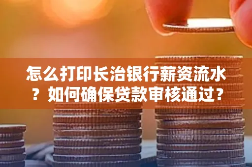 怎么打印长治银行薪资流水?如何确保贷款审核通过?