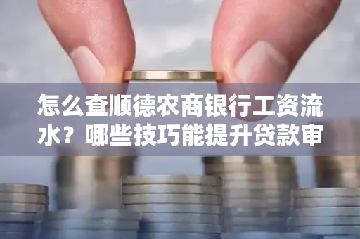 怎么查顺德农商银行工资流水?哪些技巧能提升贷款审核成功率?