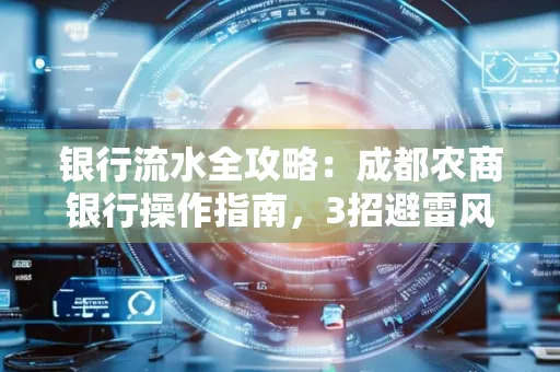 银行流水全攻略:成都农商银行操作指南,3招避雷风险,独家解析最规范银行