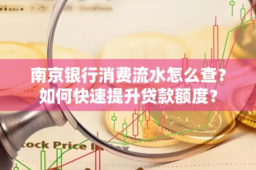 南京银行消费流水怎么查?如何快速提升贷款额度?