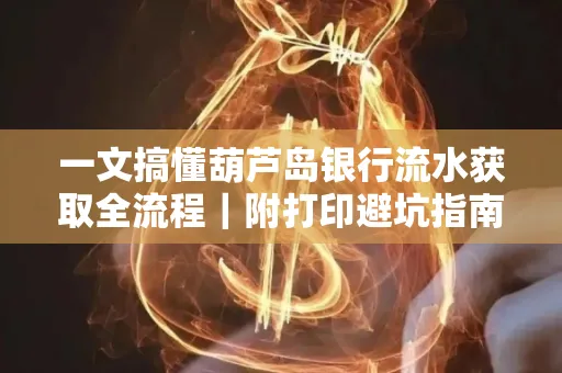 一文搞懂葫芦岛银行流水获取全流程|附打印避坑指南