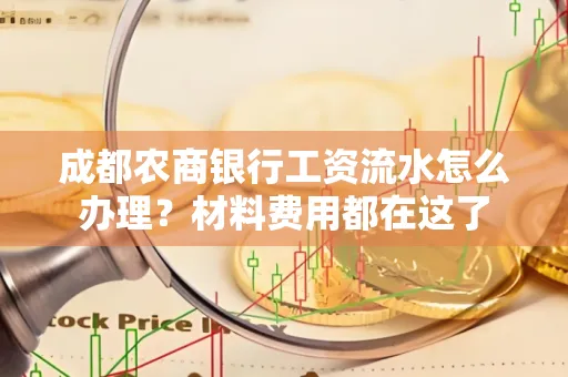 成都农商银行工资流水怎么办理?材料费用都在这了