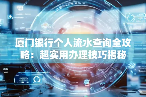 厦门银行个人流水查询全攻略:超实用办理技巧揭秘