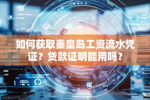 如何获取秦皇岛工资流水凭证?贷款证明能用吗?