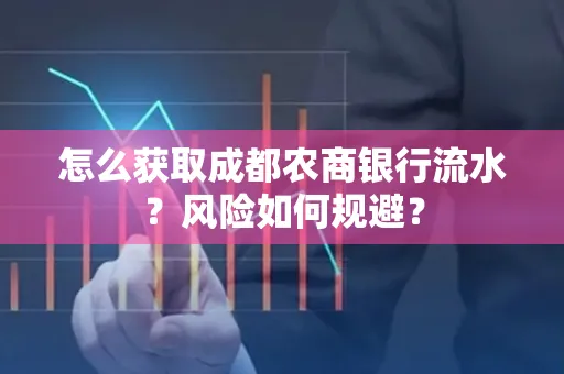 怎么获取成都农商银行流水?风险如何规避?